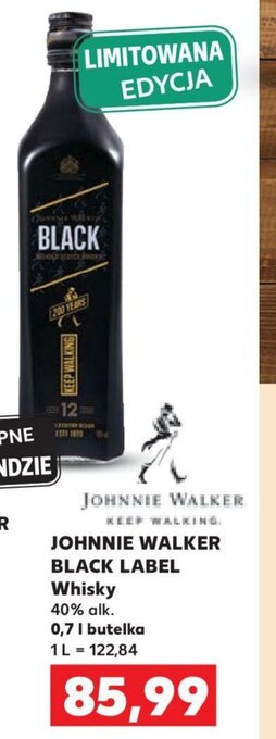 Kaufland Johnnie Walker Black Label 700ml oferta