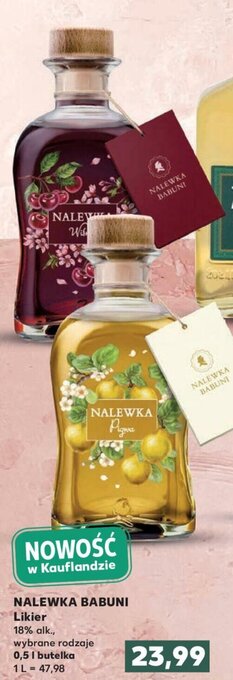 Kaufland Nalewka Babuni 500ml oferta