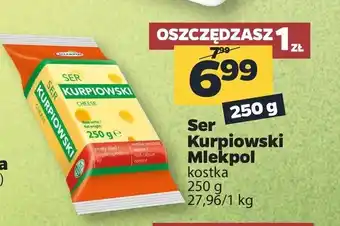 Netto Ser Kurpiowski Mlekpol 250g oferta