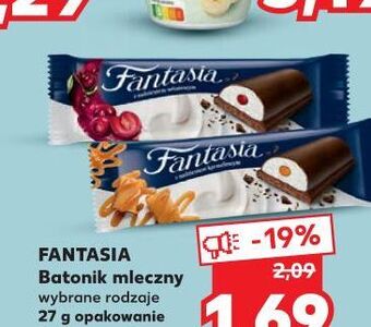 Kaufland Baton mleczny wiśnia danone fantasia oferta