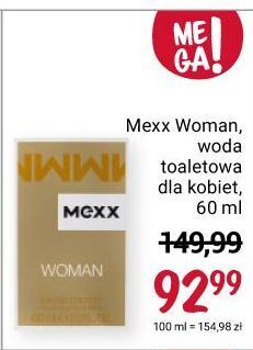 Rossmann Woda toaletowa mexx woman oferta