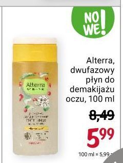 Rossmann Płyn do demakijażu żurawina alterra oferta