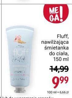 Rossmann Śmietanka do ciała brzoskwinia z karmelem nawilżająca fluff superfood oferta