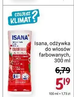 Rossmann Odżywka do włosów color shine isana oferta