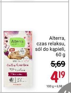 Rossmann Sól do kąpeli czas relaksu alterra oferta
