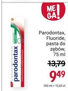 Rossmann Pasta do zębów parodontax fluoride oferta
