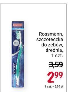 Rossmann Szczoteczka do zębów medium rossmann oferta