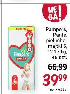 Rossmann Pieluchomajtki 5 pampers pants oferta