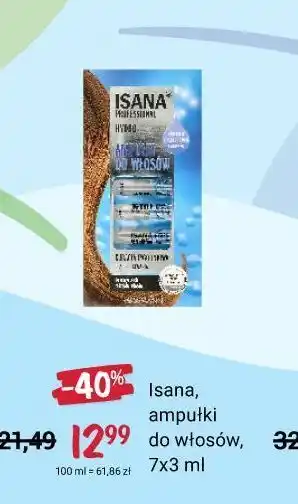 Rossmann Ampułki do włosów hydro isana hair professional oferta