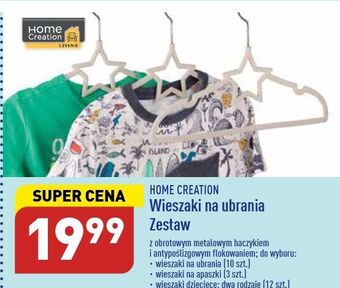 ALDI Wieszaki na szaliki i apaszki flokowane home creation oferta