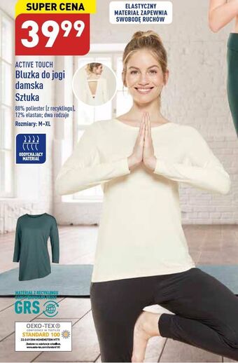 ALDI Bluzka do jogi damska active touch oferta