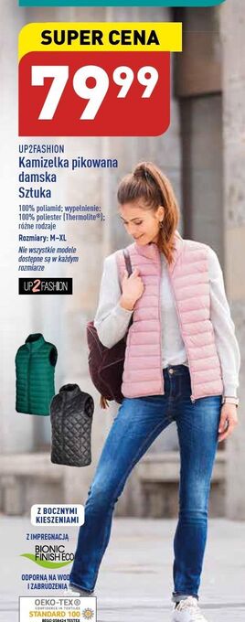 ALDI Kamizelka pikowana m-xl up2fashion oferta