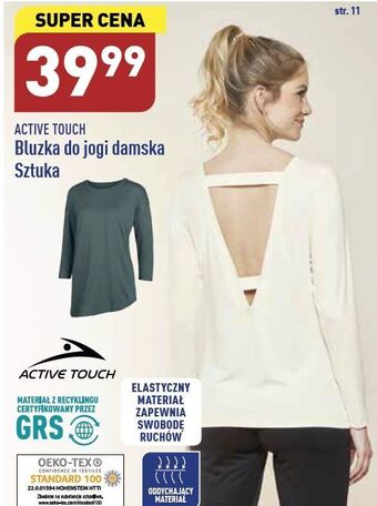 ALDI Bluzka do jogi damska active touch oferta