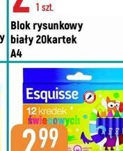 E.Leclerc Kredki świecowe jumbo wiodąca marka esquisse oferta