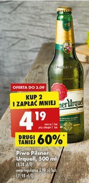 Biedronka Piwo pilsner urquell oferta