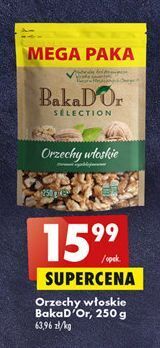 Biedronka Orzechy włoskie bakad'or oferta