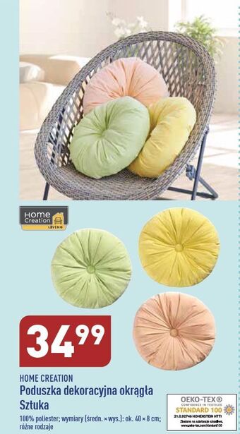 ALDI Poduszka dekoracyjna home creation oferta