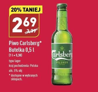 ALDI Piwo carlsberg oferta