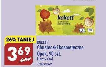 ALDI Chusteczki kosmetyczne kokett oferta