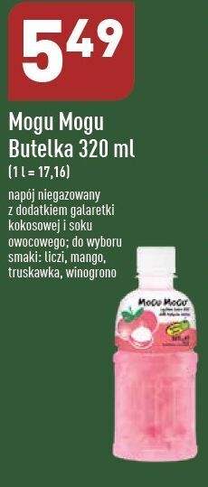ALDI Napój mango mogu oferta