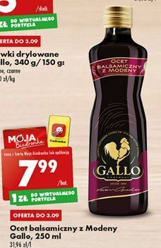 Biedronka Ocet balsamiczny z modeny gallo oferta