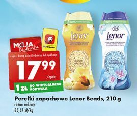 Biedronka Perełki zapachowe gold orchid lenor oferta