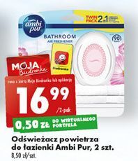 Biedronka Odświeżacz powietrza flowers & spring ambi pur bathroom oferta