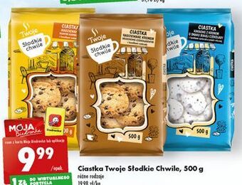 Biedronka Ciastka nadziewane słonym karmelem z kawałkami czekolady twoje słodkie chwile oferta