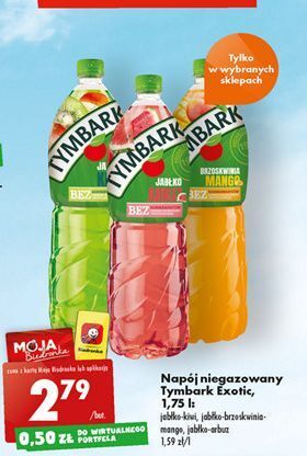 Biedronka Napój jabłko-arbuz tymbark 1936 oferta