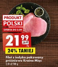 Biedronka Filet z indyka kraina mięs oferta