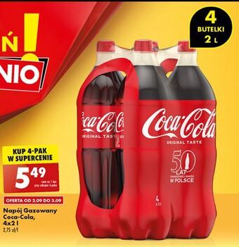 Biedronka Napój coca-cola oferta