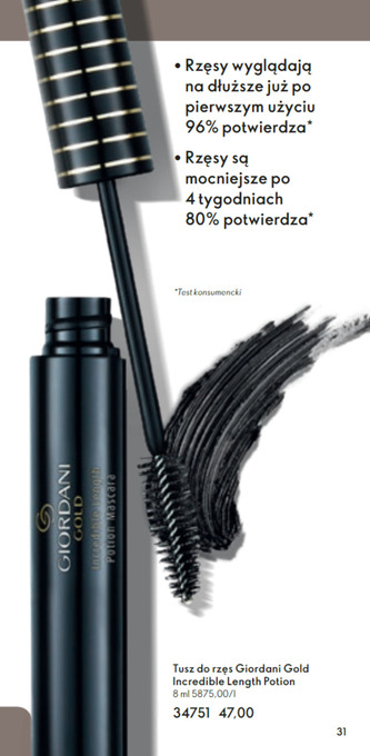 Oriflame Tusz do rzęs oriflame oferta
