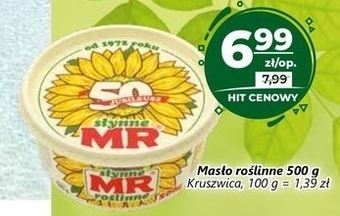 Mr słynne roślinne margaryna 500 g