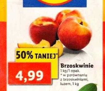 Lidl Brzoskwinie 1kg oferta