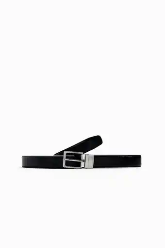 ZARA Reversible leather belt oferta