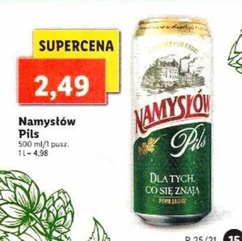 Lidl Namysłów Pils 500ml oferta