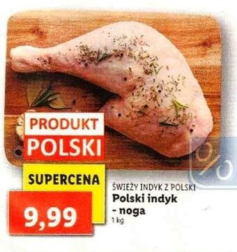 Lidl Polski indyk, noga 1kg oferta