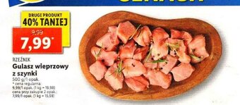 Lidl Gulasz wieprzowy z szynki 500g oferta