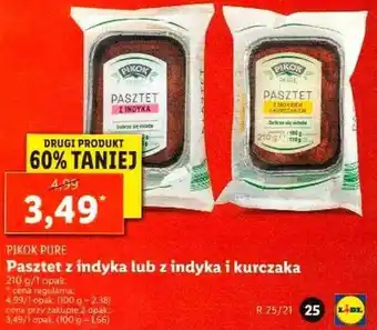 Lidl Pasztet z indyka lub z indyka i kurczaka 210g oferta