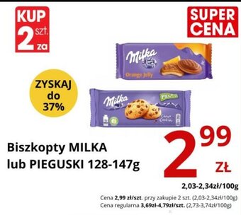 Milka Biszkopty lub Pieguski 128-147 g
