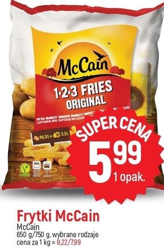 E.Leclerc Frytki proste mccain 1-2-3 oferta