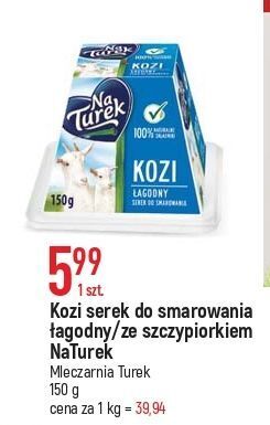 E.Leclerc Ser kozi łagodny turek naturek oferta