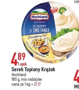 E.Leclerc Ser topiony śmietankowy hochland oferta