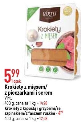 E.Leclerc Krokiety z kapustą i grzybami virtu oferta