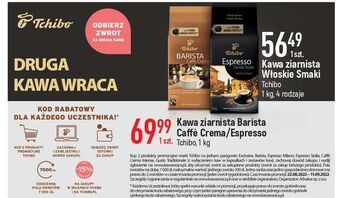 E.Leclerc Kawa tchibo barista caffe crema oferta