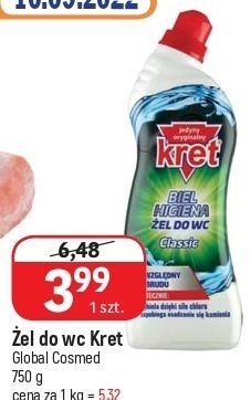 E.Leclerc Żel do wc classic kret oferta