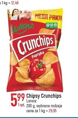 E.Leclerc Chipsy paprykowe crunchips oferta