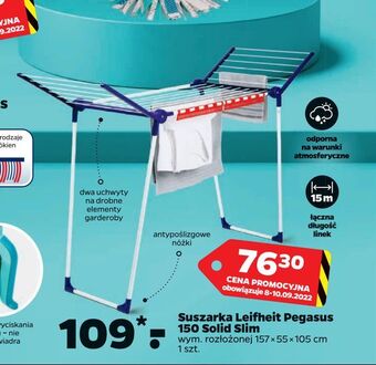 Netto Suszarka leifheit pegasus 150 solid slim oferta