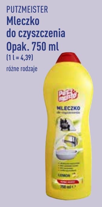 ALDI Mleczko do czyszczenia putzmeister oferta