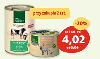 Maxi Zoo Karma dla kota real nature oferta